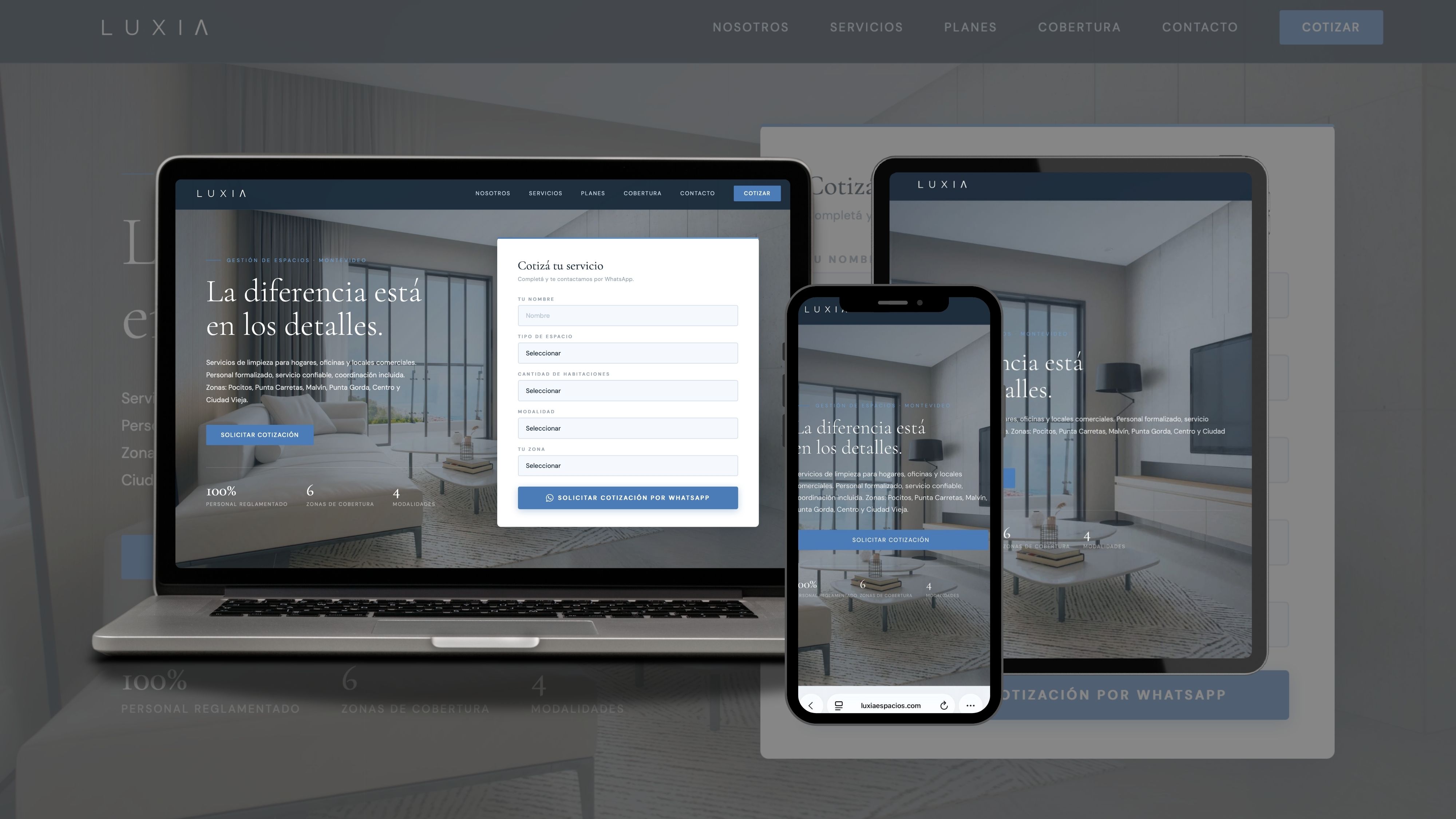 Proyecto web Luxia